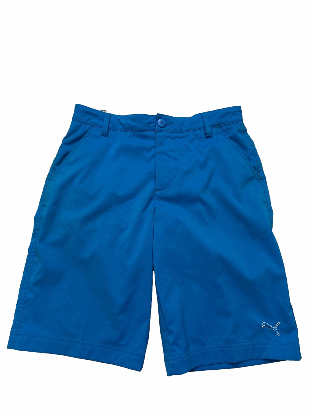 Puma Youth Boy Athletic Blue Golf Performance Activewear Shorts Size 12